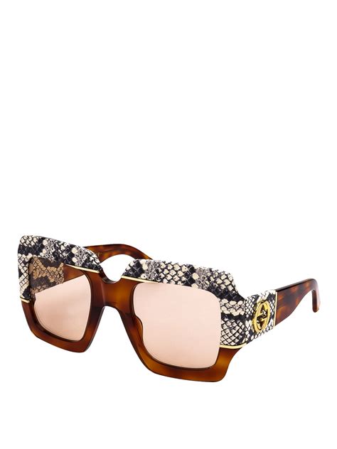 gucci python sunglasses|Gucci sunglasses for women 2020.